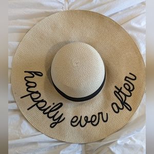 Happily Ever After Beach Honeymoon Wedding Hat